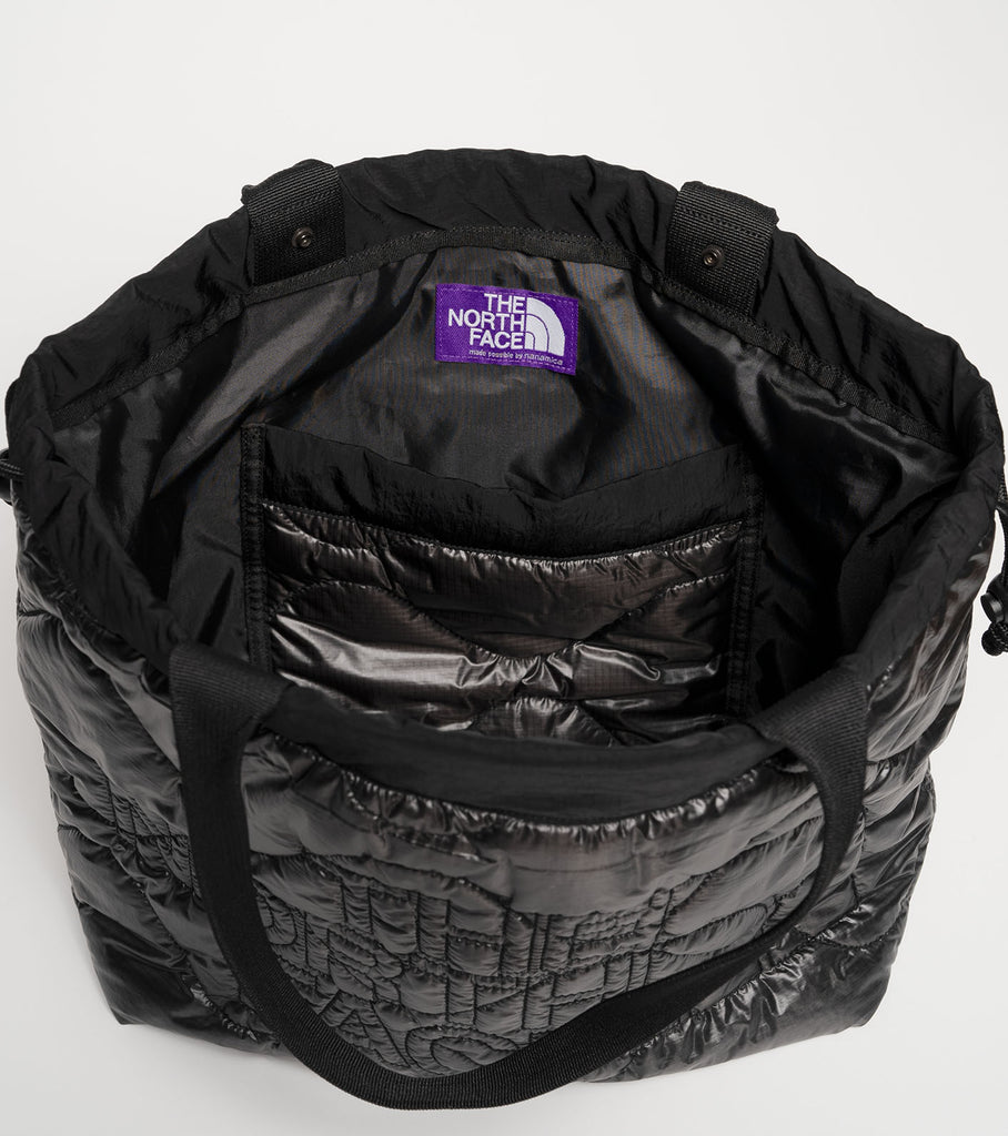 Quilting Field Tote M - BLACK