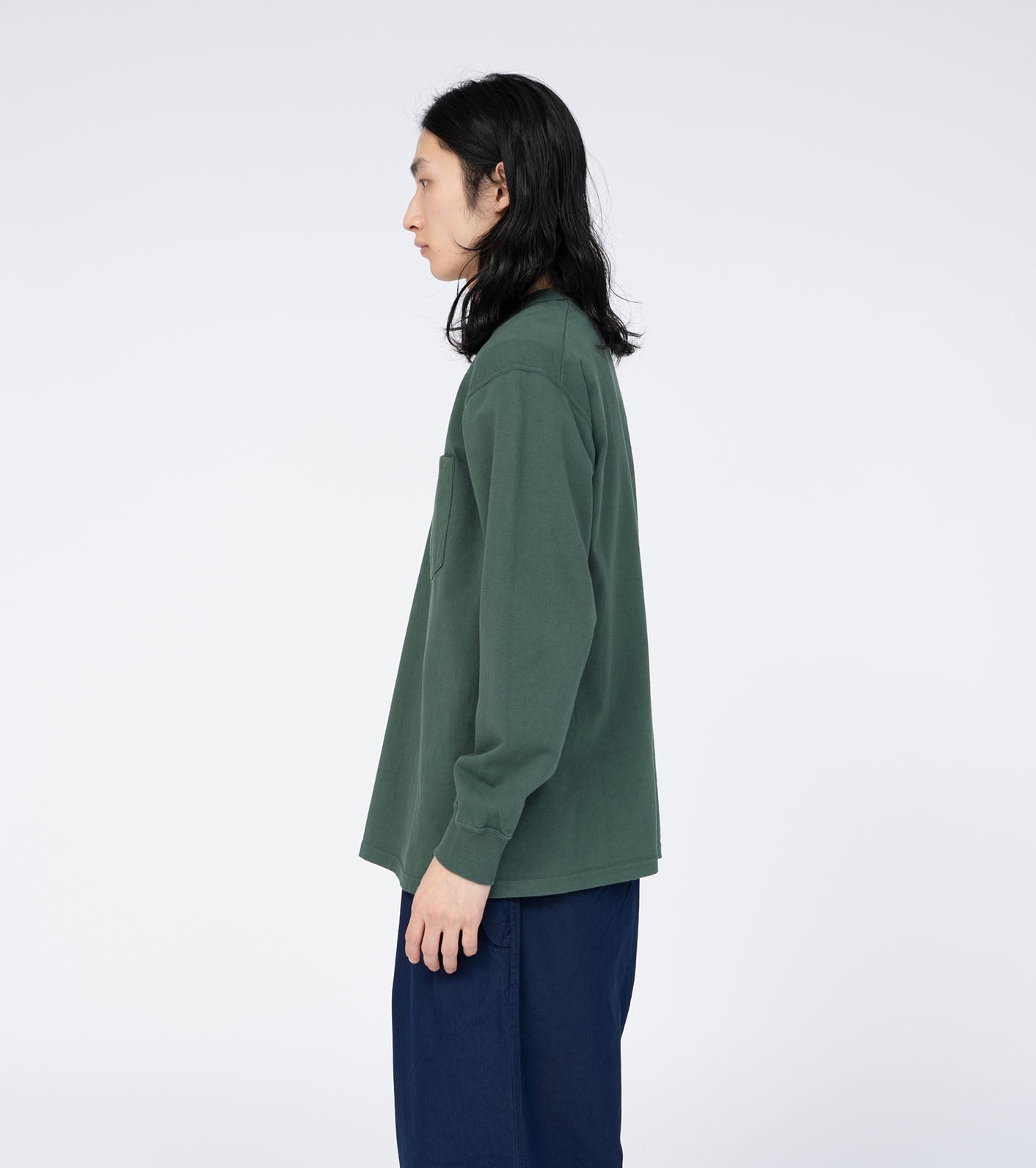 7oz Long Sleeve Pocket Tee - BE/OW