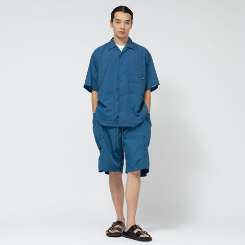 Nylon Taffeta Field S/S Shirt - TEAL B