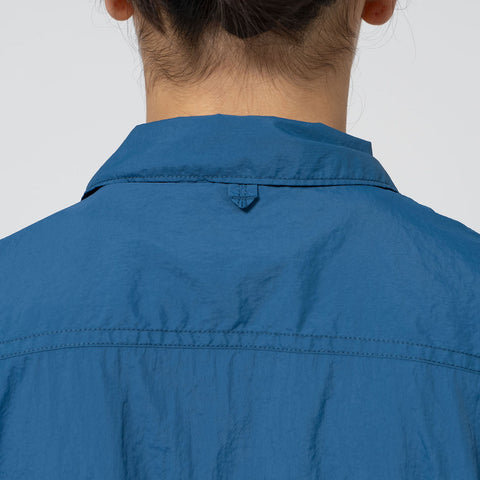 Nylon Taffeta Field S/S Shirt - TEAL B
