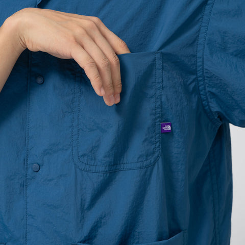 Nylon Taffeta Field S/S Shirt - TEAL B