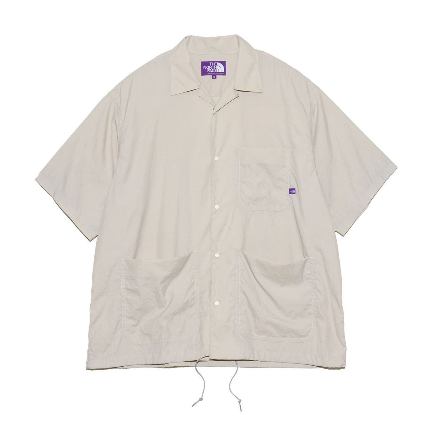 Nylon Taffeta Field S/S Shirt - L GRAY