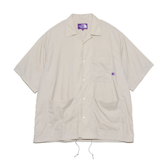 Nylon Taffeta Field S/S Shirt - L GRAY