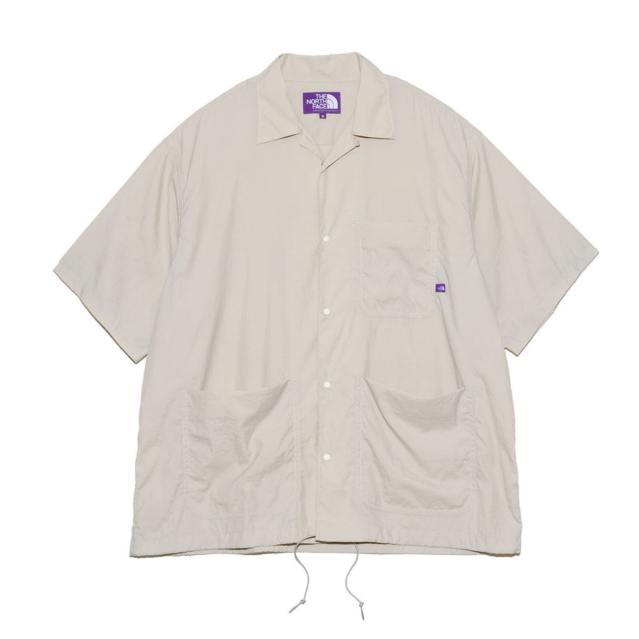 Nylon Taffeta Field S/S Shirt - L GRAY