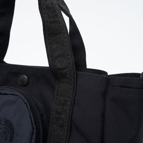 CORDURA Nylon Shoulder Tote Bag - BLACK