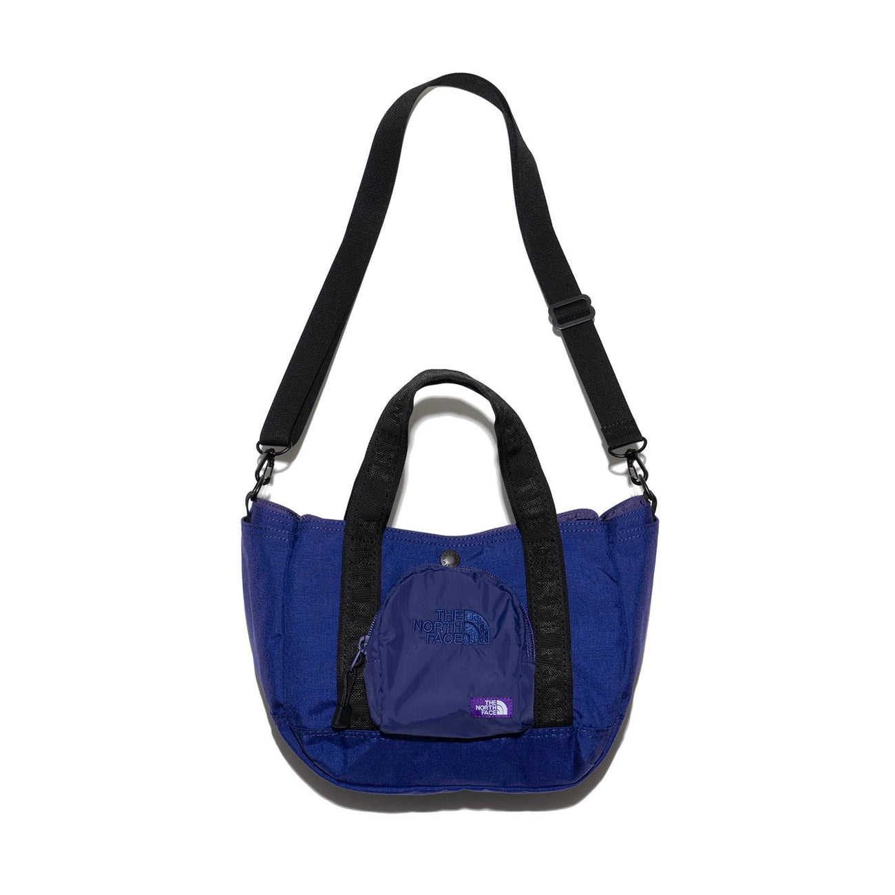 CORDURA Nylon Shoulder Tote Bag - PURPLE