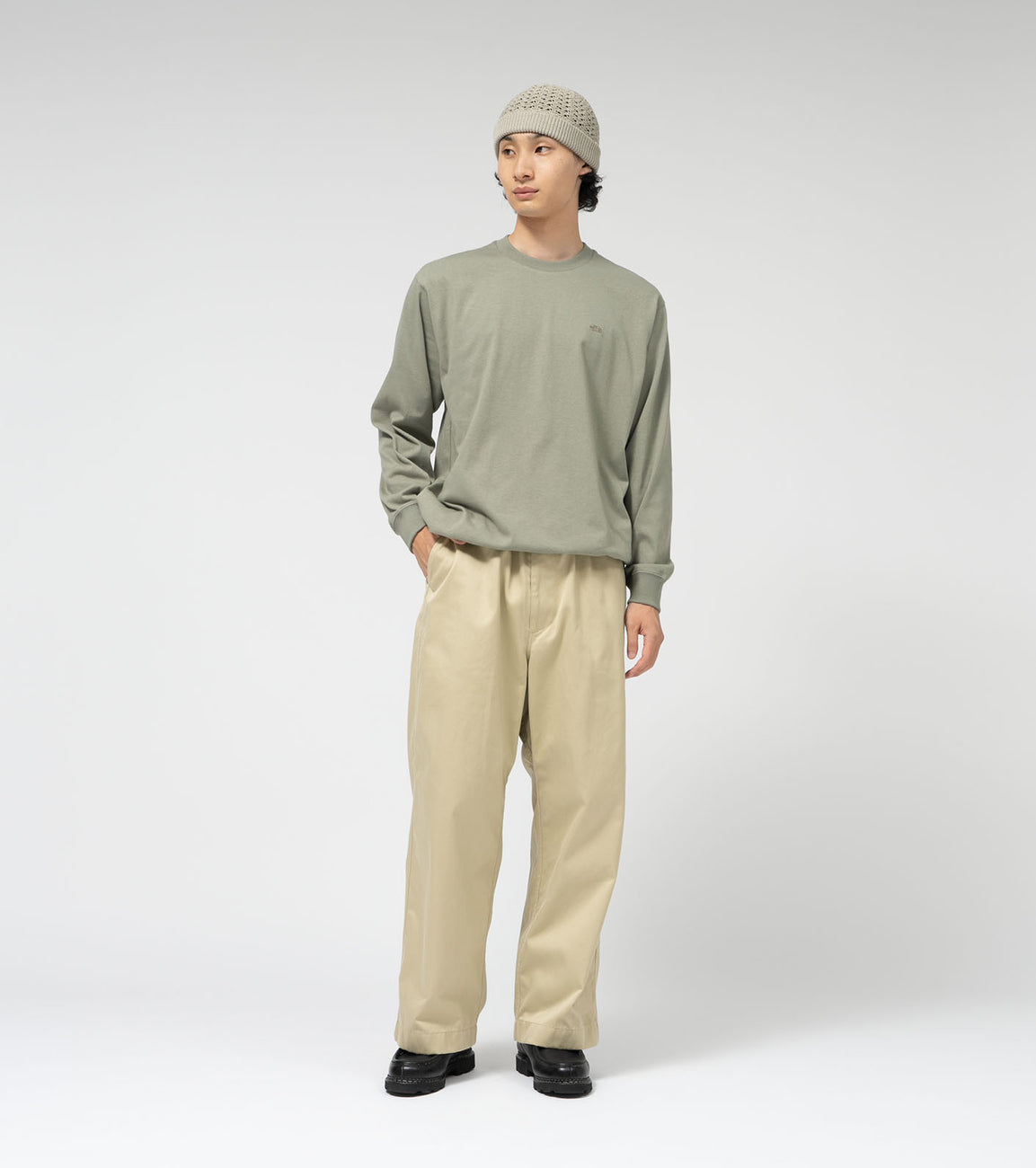 Field Long Sleeve Tee - Sage Green