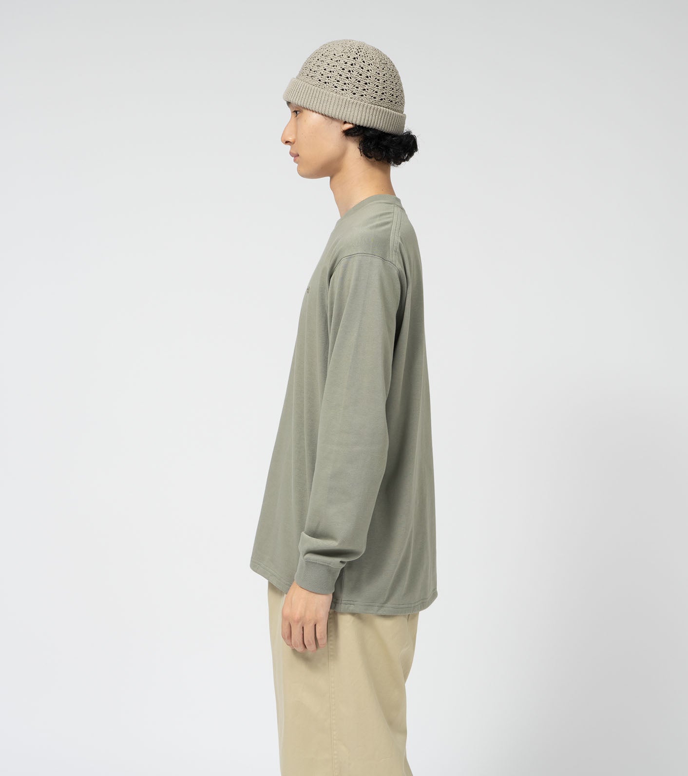 Field Long Sleeve Tee - Sage Green