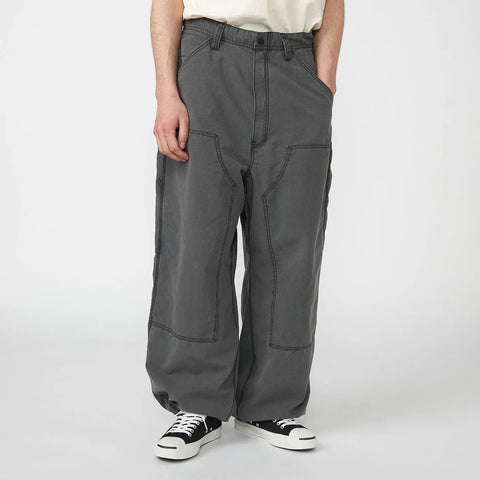 Cotton Nylon Weather Field Double Knee Pants - GRAY