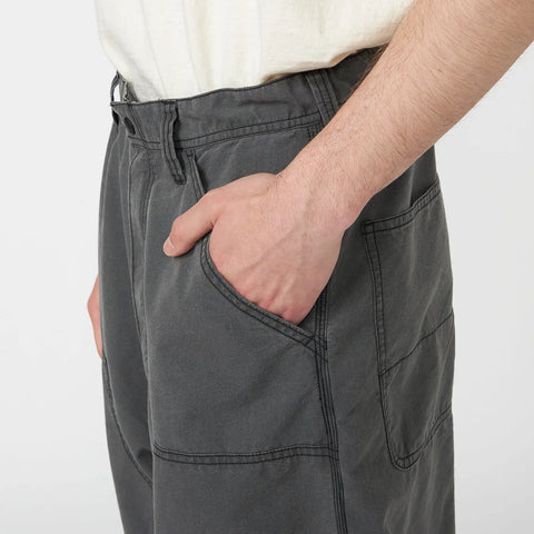 Cotton Nylon Weather Field Double Knee Pants - GRAY