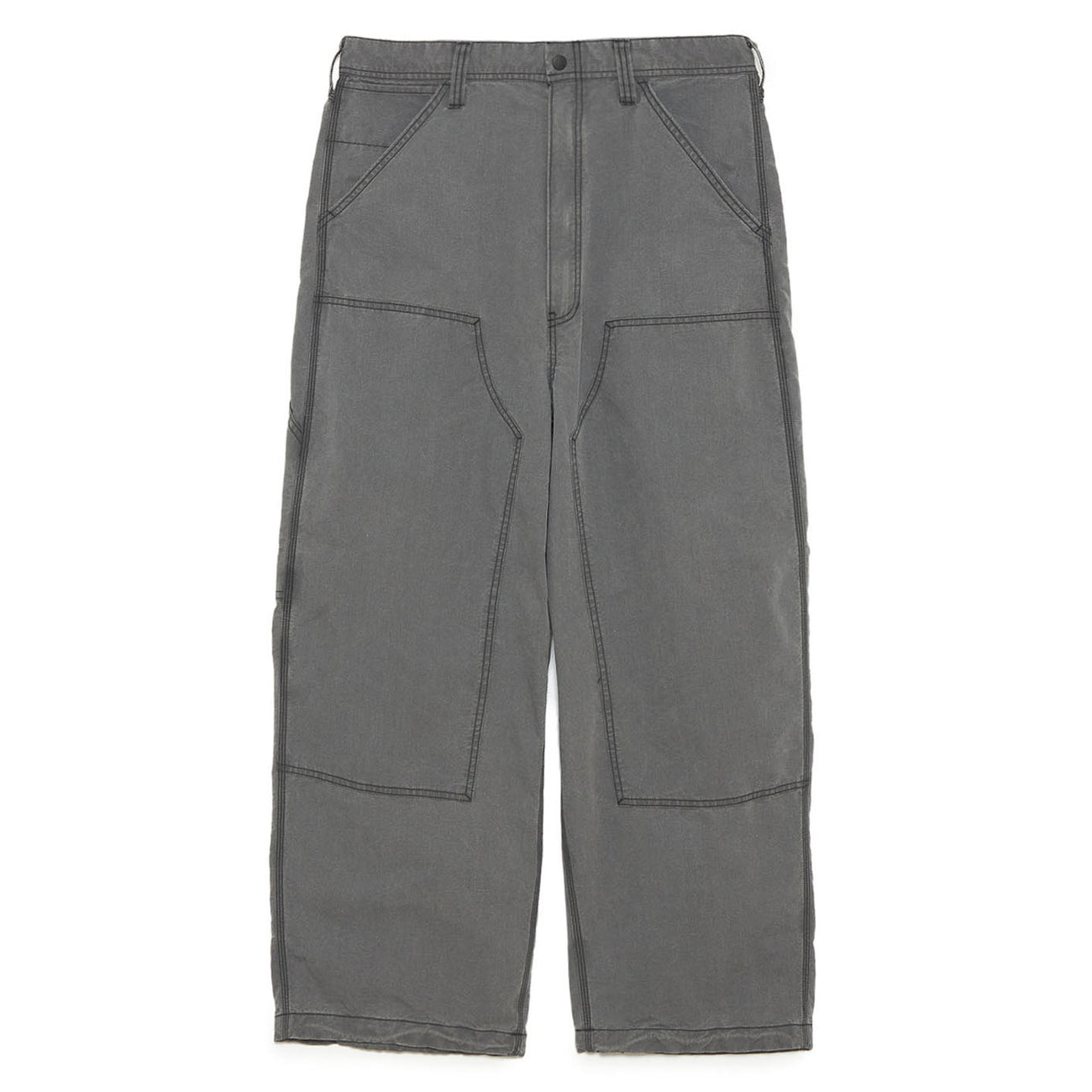 Cotton Nylon Weather Field Double Knee Pants - GRAY