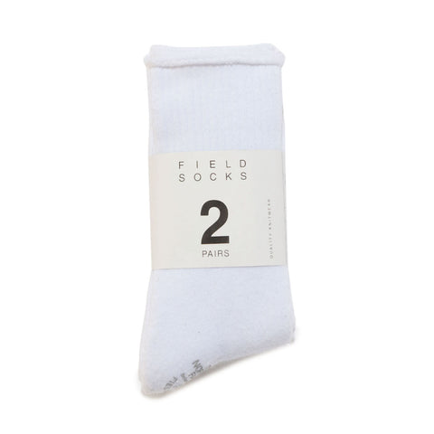 Pack Field Socks 2P - WHITE