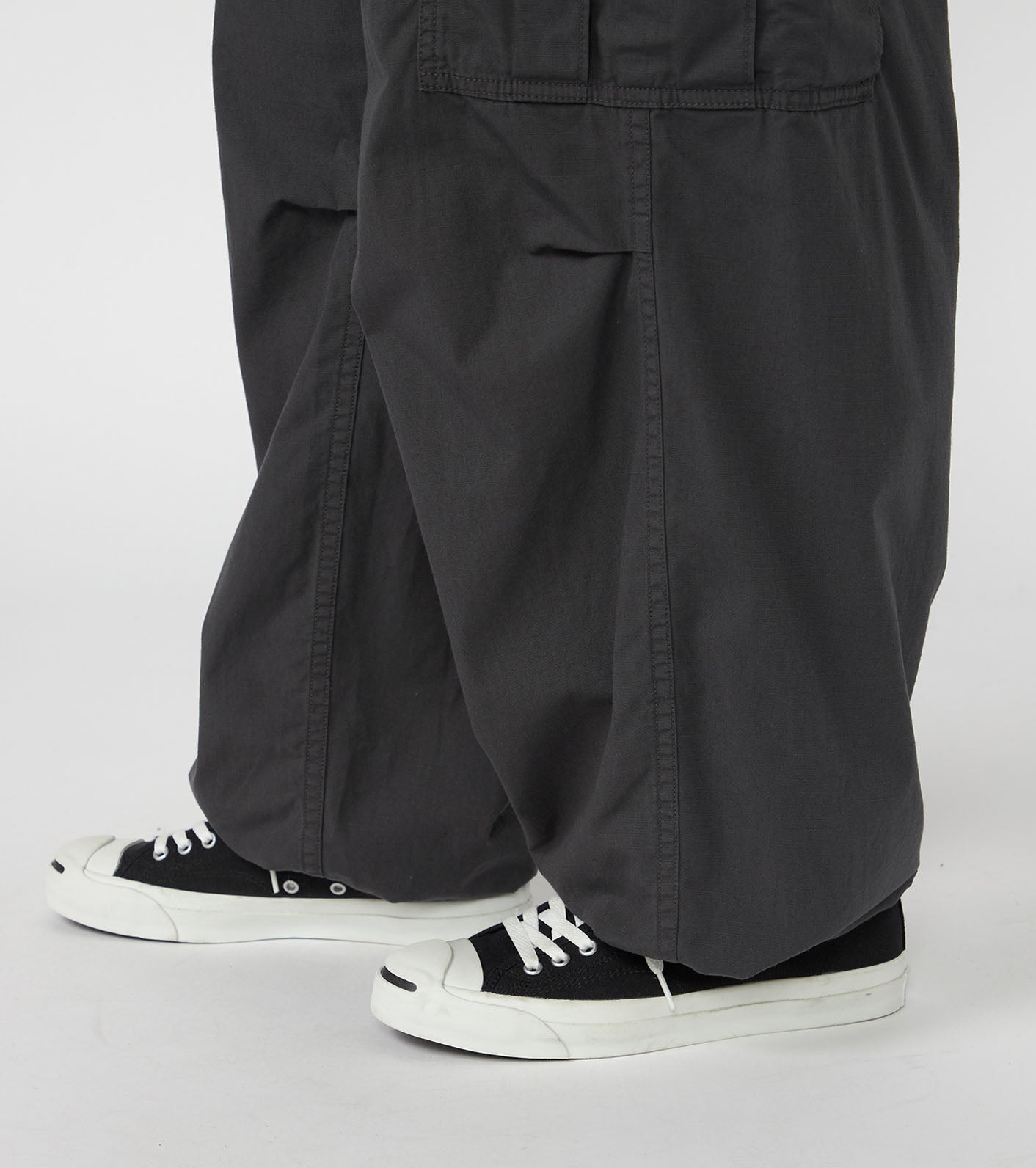 Ripstop Field Cargo Pants - BLACK