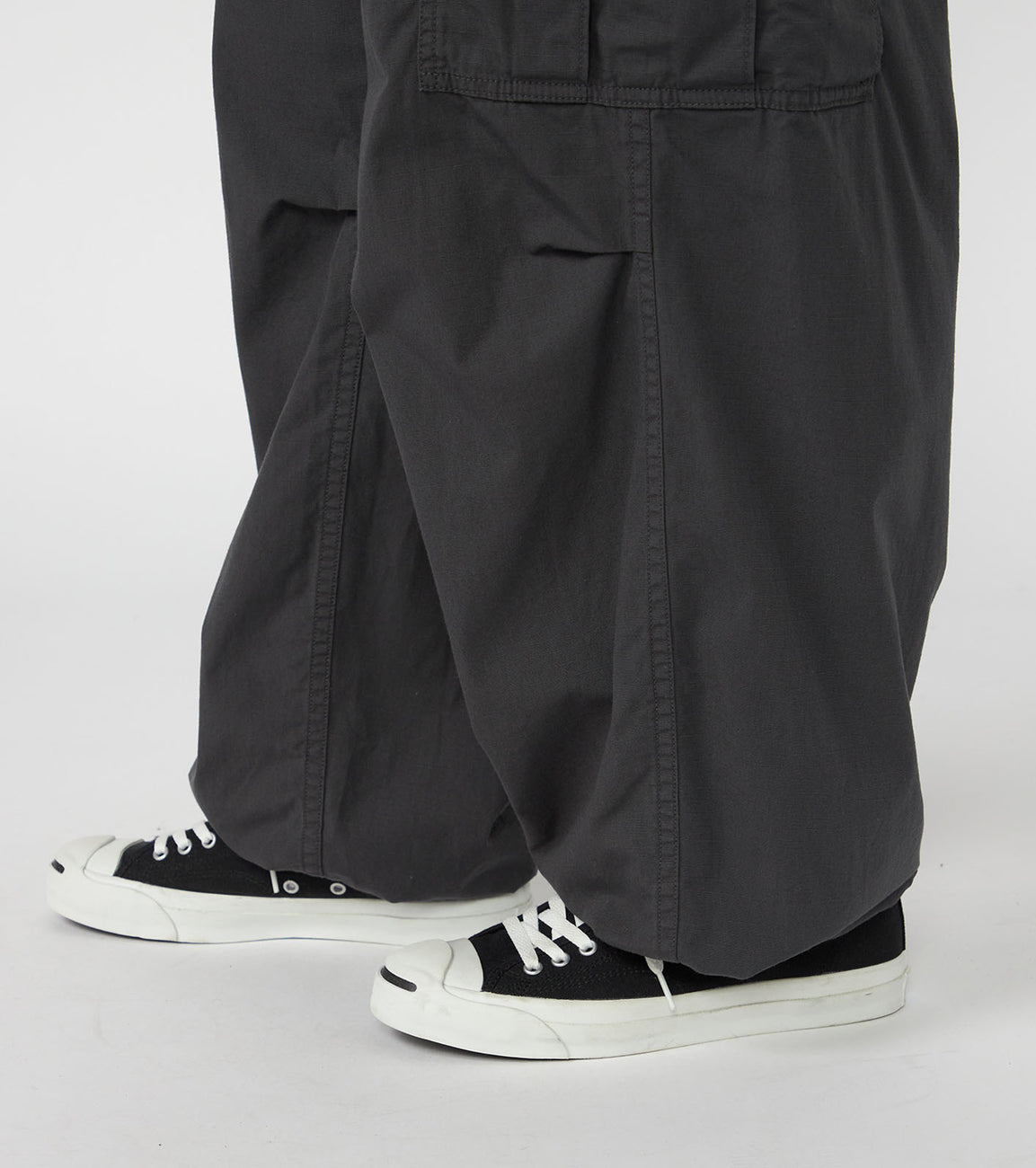 Ripstop Field Cargo Pants - BLACK