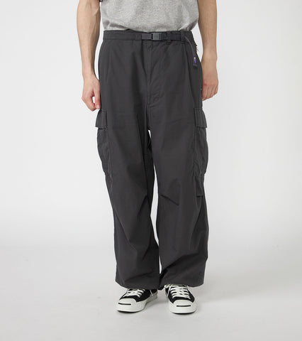 Ripstop Field Cargo Pants - BLACK