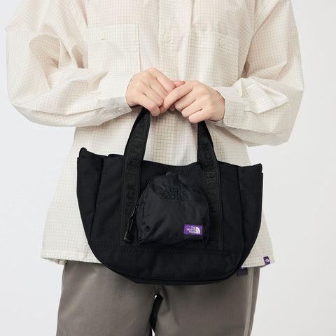 CORDURA Nylon Shoulder Tote Bag - BLACK