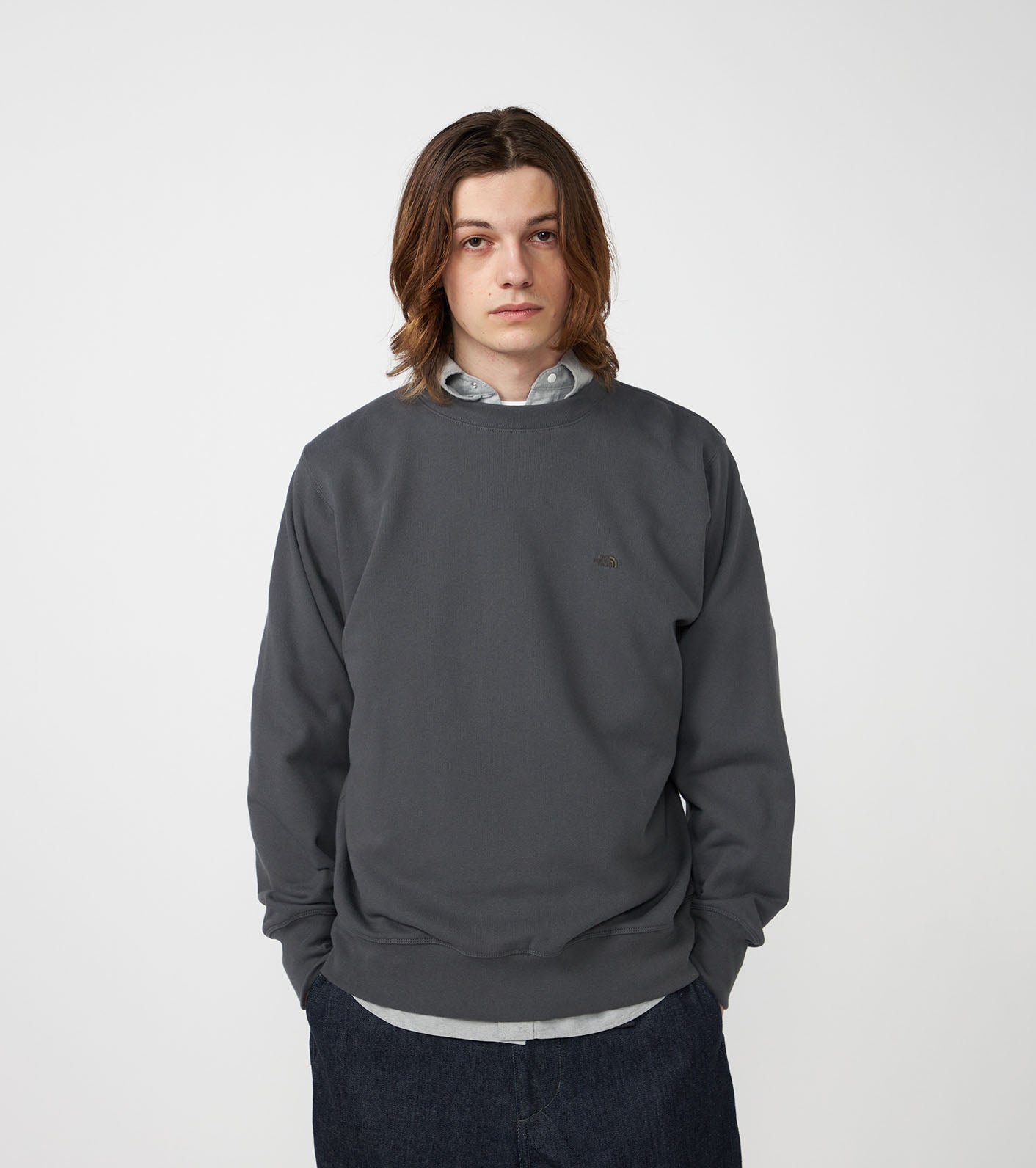 Field Crewneck Sweatshirt - Asphalt Gray