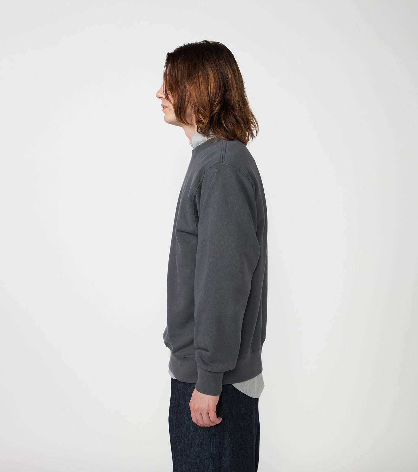 Field Crewneck Sweatshirt - Asphalt Gray