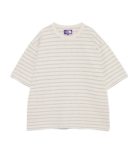 Garment Dyed Jacquard Field Tee - STONE