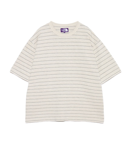 Garment Dyed Jacquard Field Tee - STONE