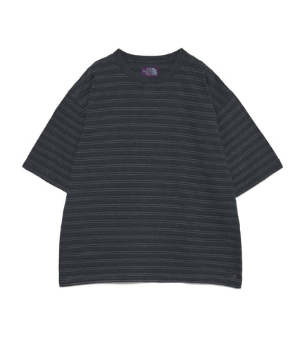 Garment Dyed Jacquard Field Tee - AHGRAY