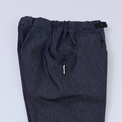 TORAYA EQUIPMENT OVAL WIDE PANTS (WAGON EXCLUSIVE) - INDIGO