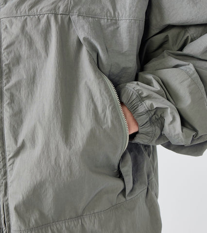 Brushed Weather Mountain Wind Jacket - BLACK