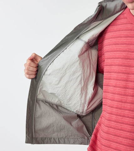 Brushed Weather Mountain Wind Jacket - BLACK