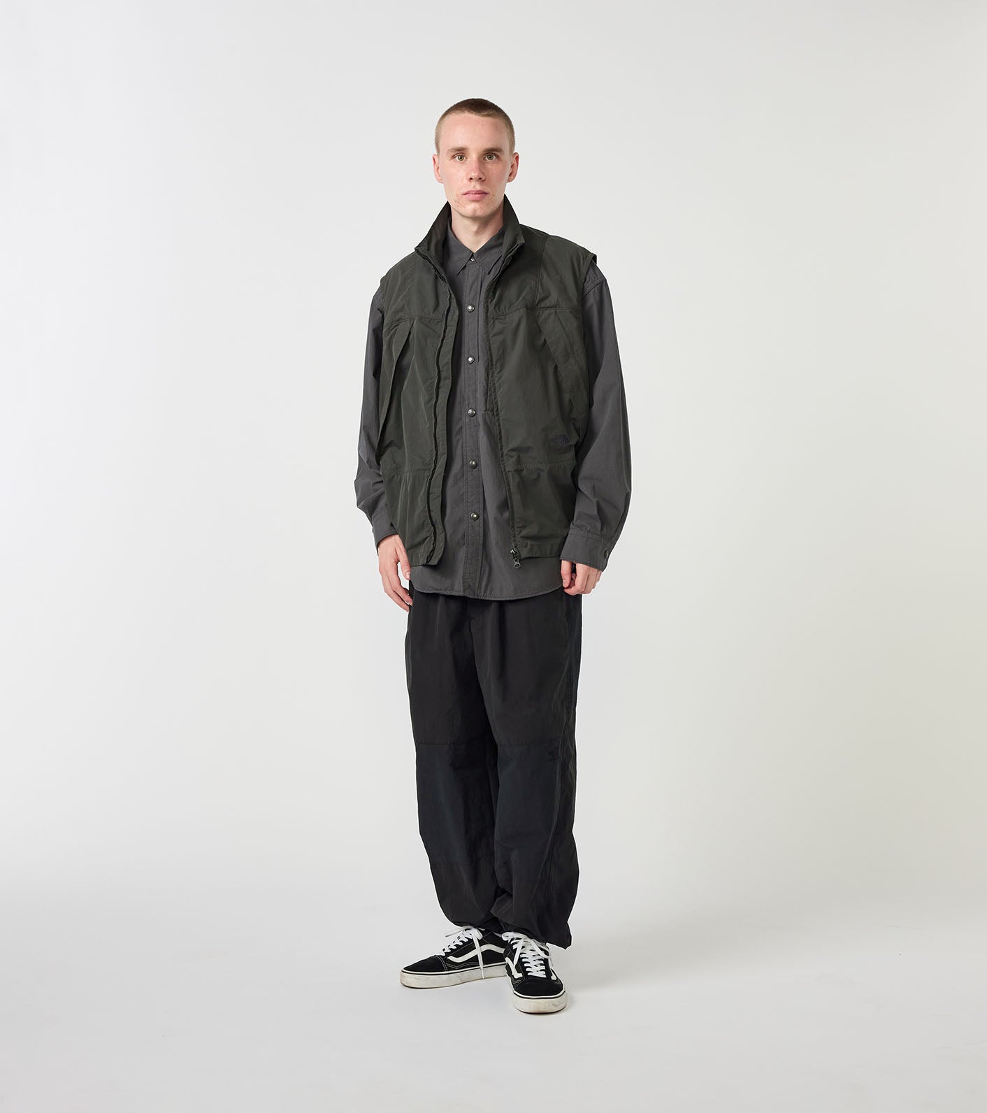 Brushed Weather Muntain Wind Vest - BLACK