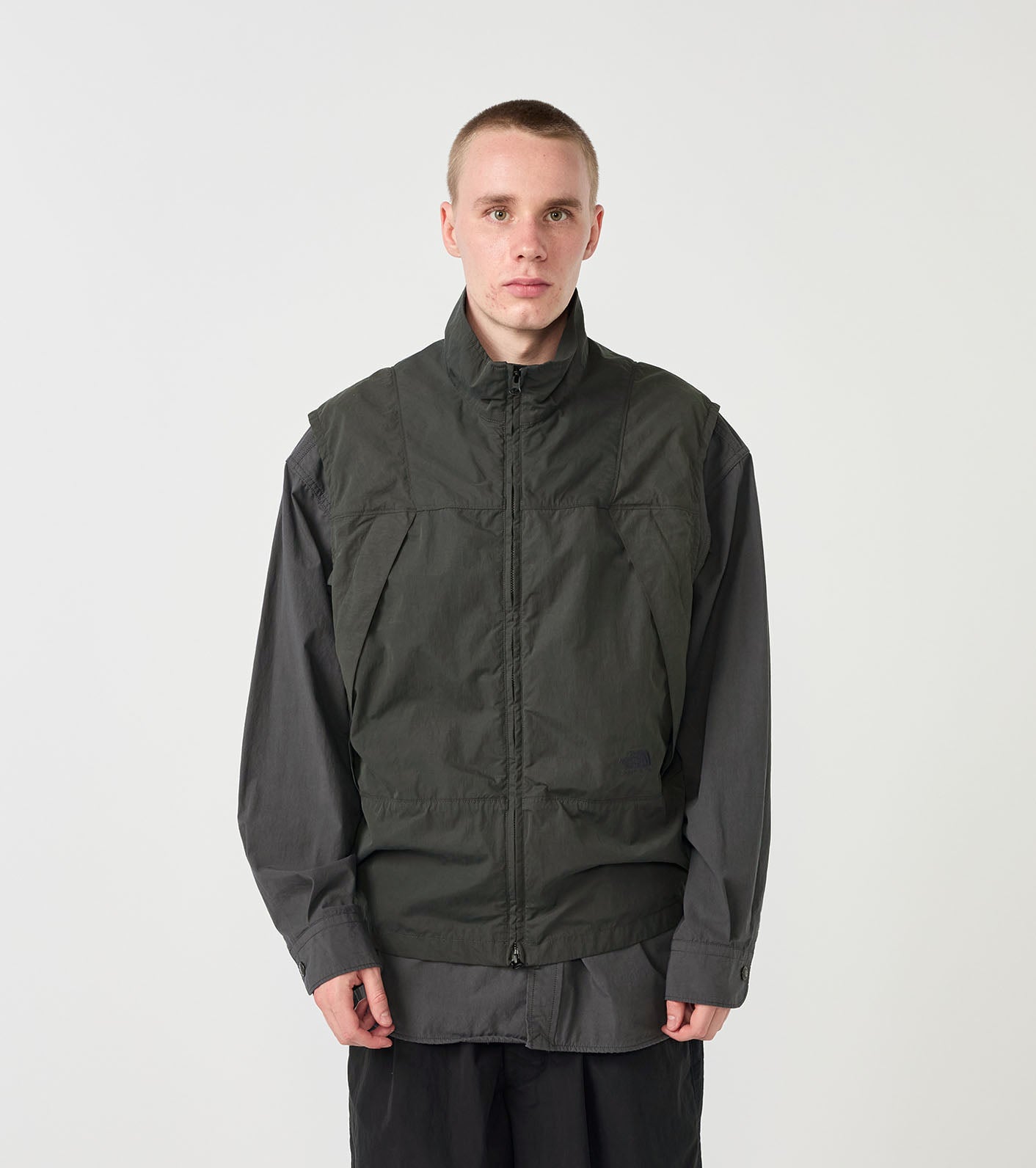 Brushed Weather Muntain Wind Vest - BLACK