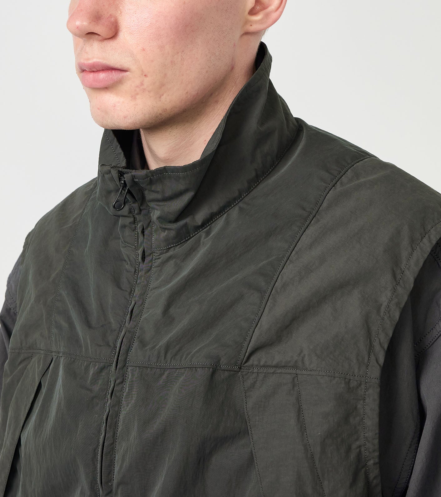 Brushed Weather Muntain Wind Vest - BLACK