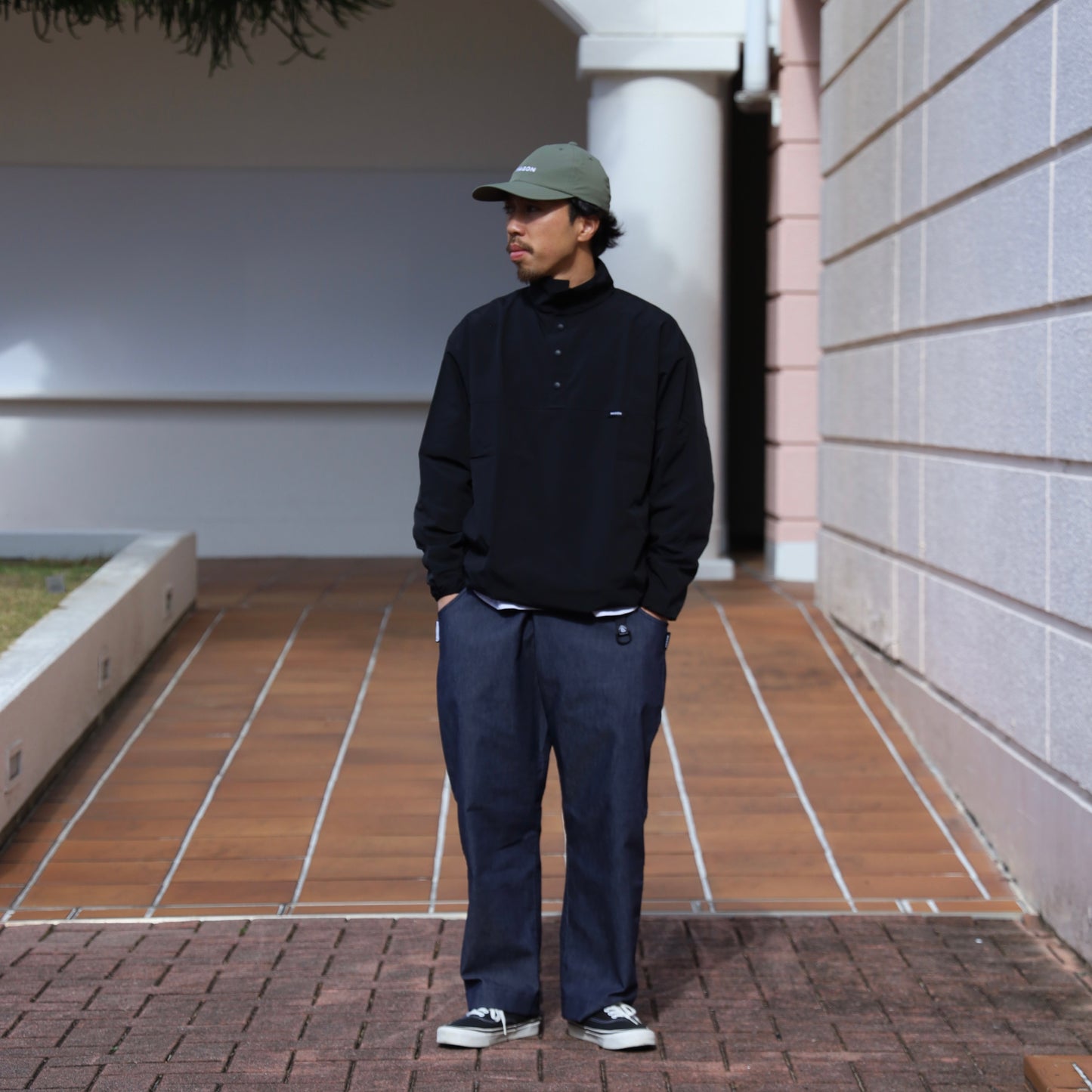 TORAYA EQUIPMENT OVAL WIDE PANTS (WAGON EXCLUSIVE) - INDIGO