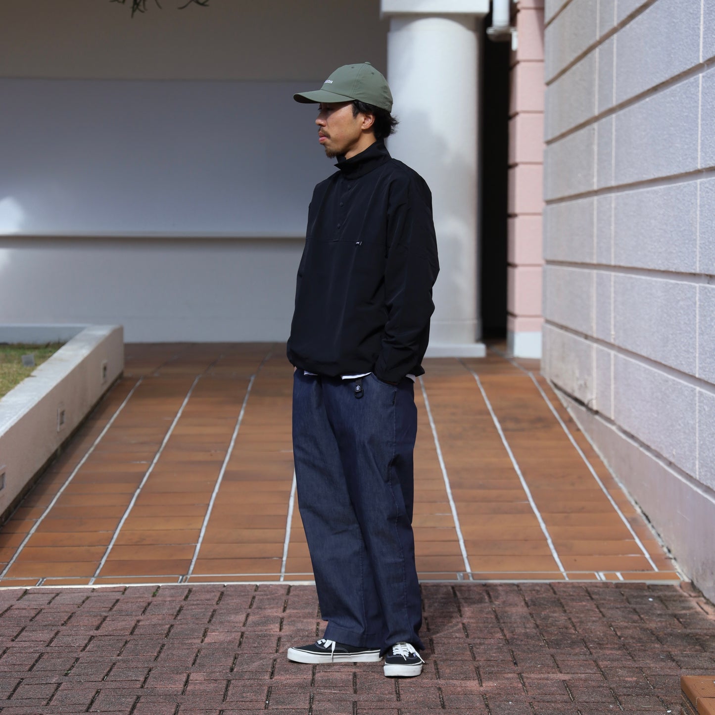 TORAYA EQUIPMENT OVAL WIDE PANTS (WAGON EXCLUSIVE) - INDIGO