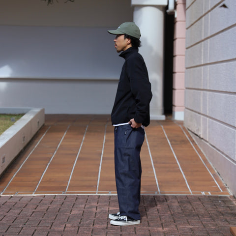 TORAYA EQUIPMENT OVAL WIDE PANTS (WAGON EXCLUSIVE) - INDIGO