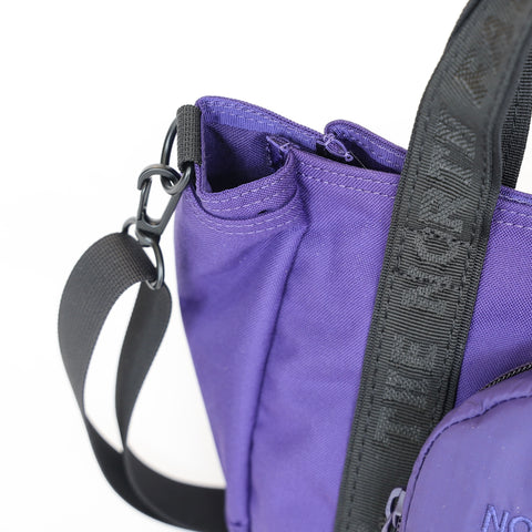 CORDURA Nylon Shoulder Tote Bag - PURPLE