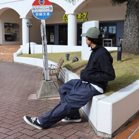 TORAYA EQUIPMENT OVAL WIDE PANTS (WAGON EXCLUSIVE) - INDIGO