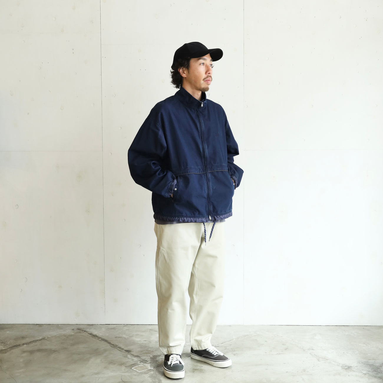 Indigo Field Track Jacket - INDIGO