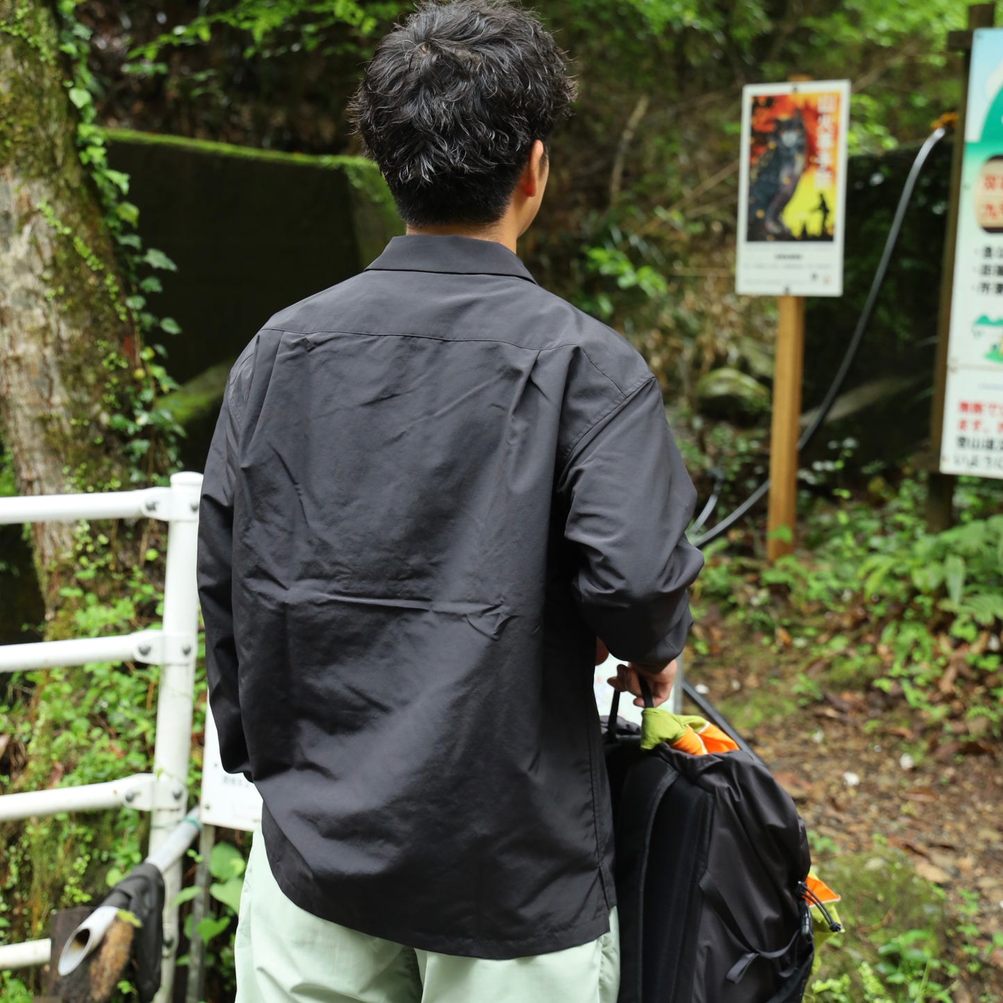 CYPRESS BASIC L/S SHIRTS - BLACK