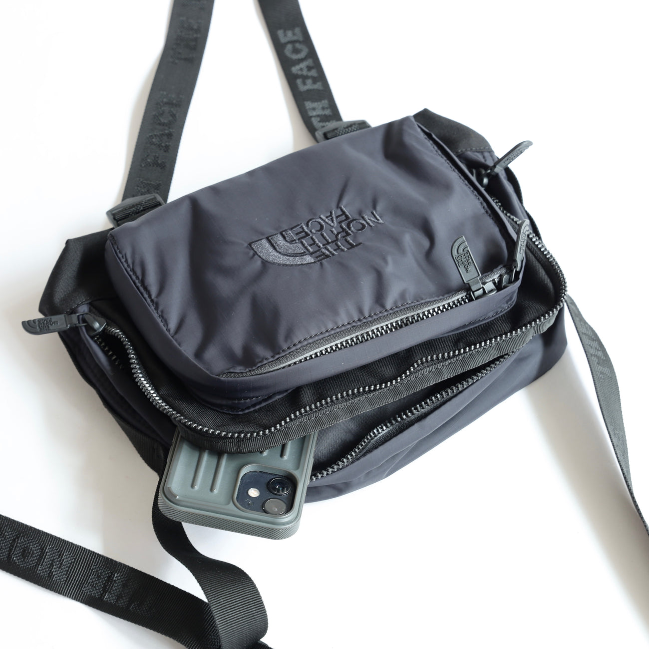 CORDURA Nylon Shoulder Bag - BLACK