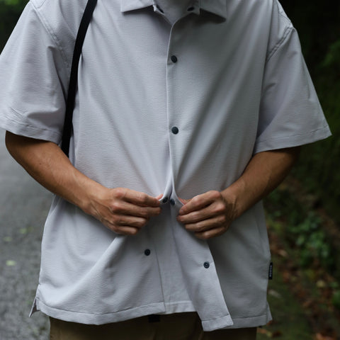 COOL AIR BASIC S/S SHIRTS - GRAY