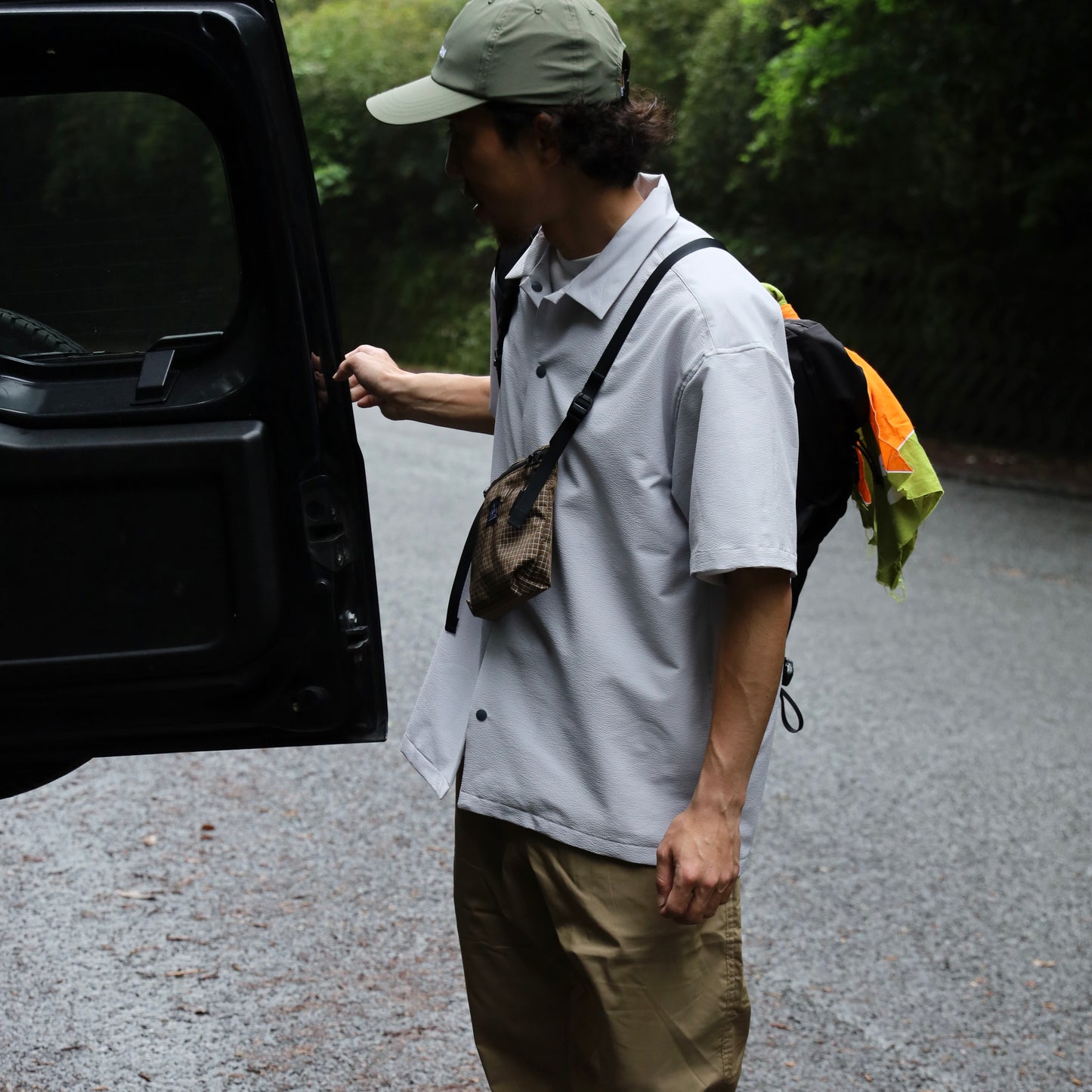 COOL AIR BASIC S/S SHIRTS - GRAY