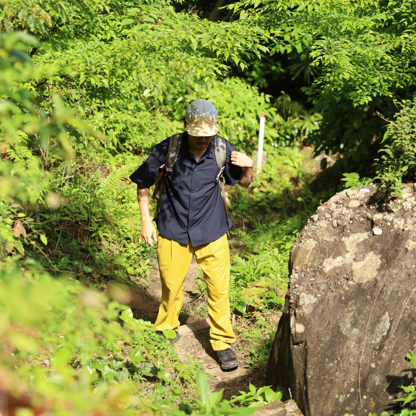 COOL AIR BASIC S/S SHIRTS - NAVY