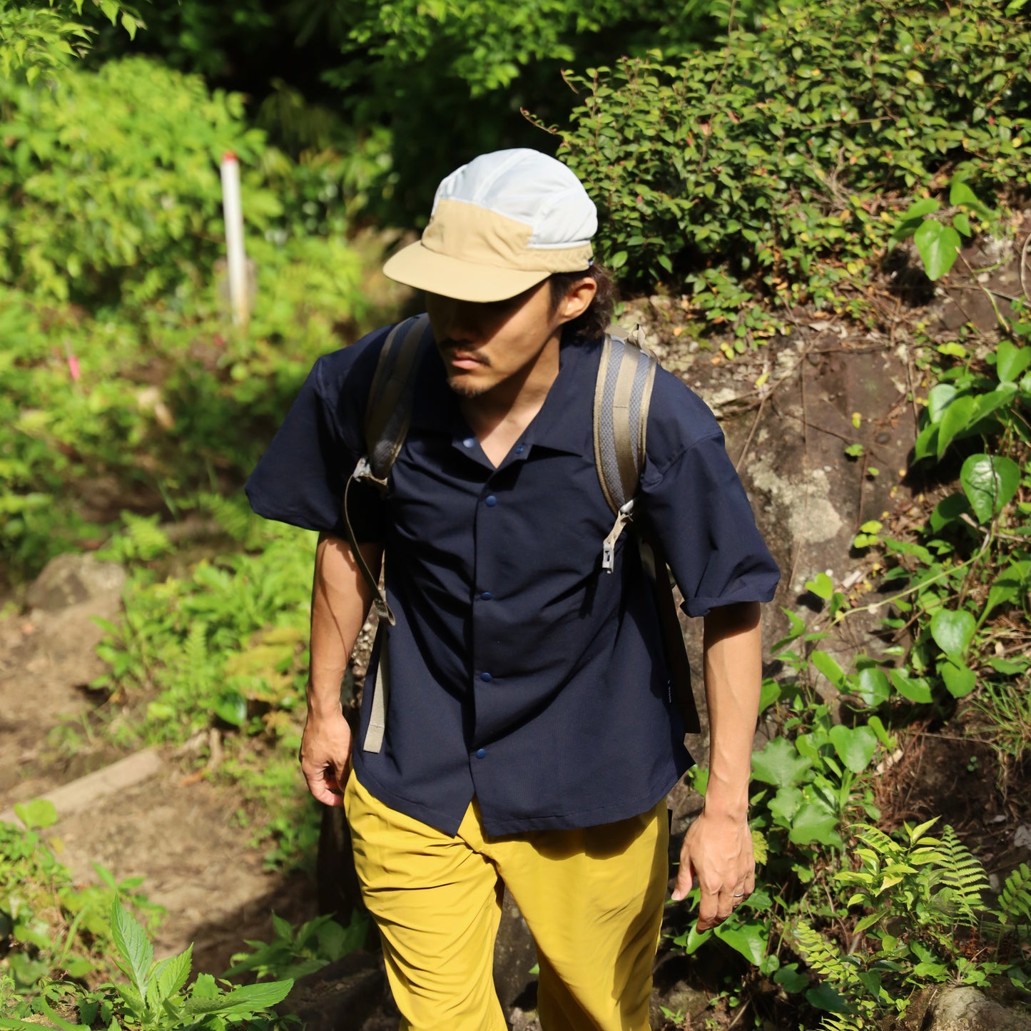 COOL AIR BASIC S/S SHIRTS - NAVY