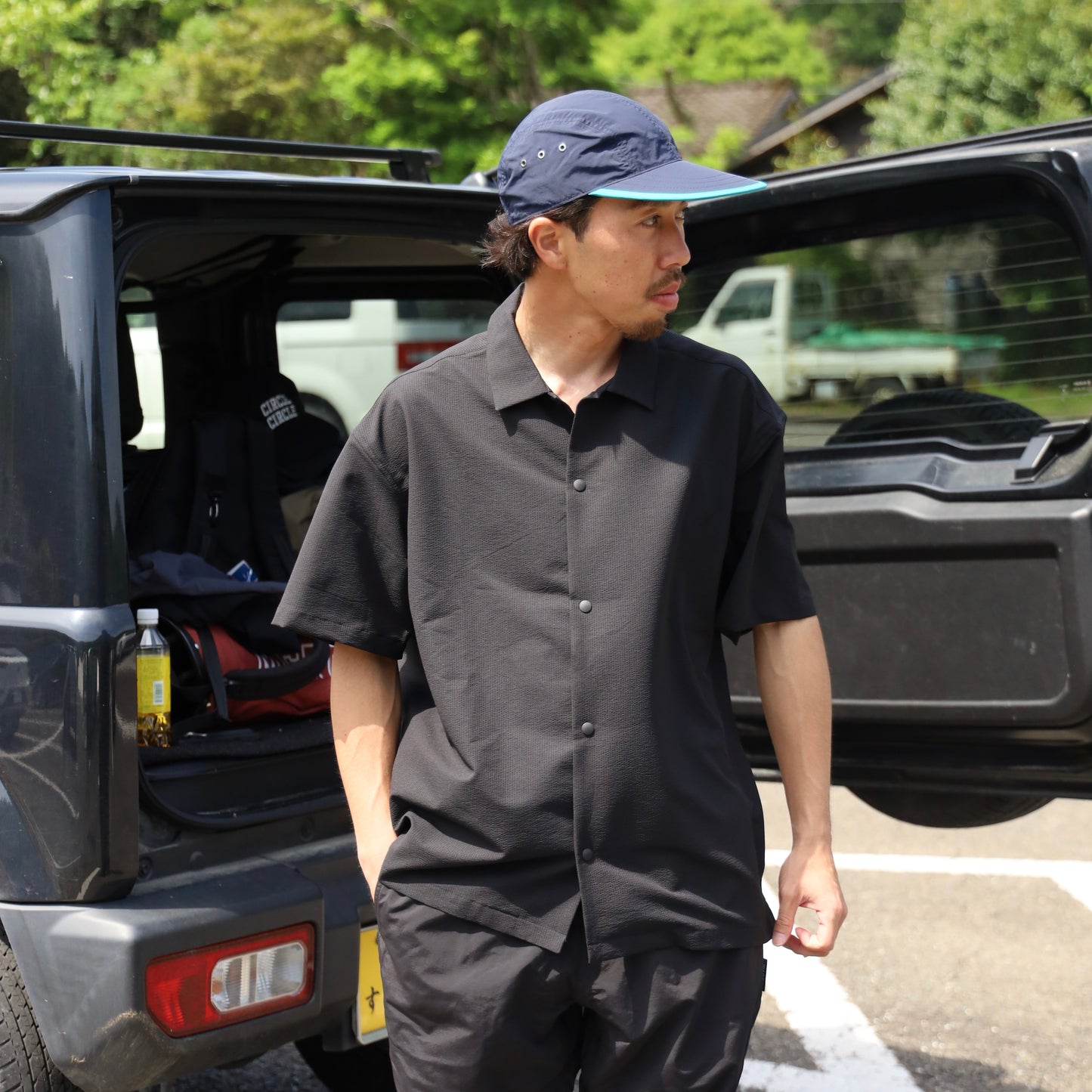 COOL AIR BASIC S/S SHIRTS - BLACK