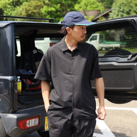 COOL AIR BASIC S/S SHIRTS - BLACK