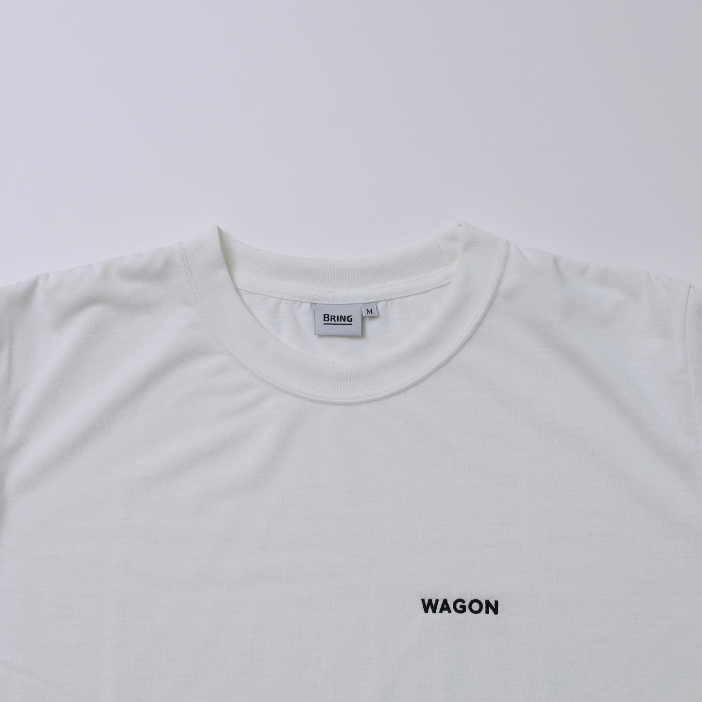 WAGON EMBROIDERY TEE - WHITE