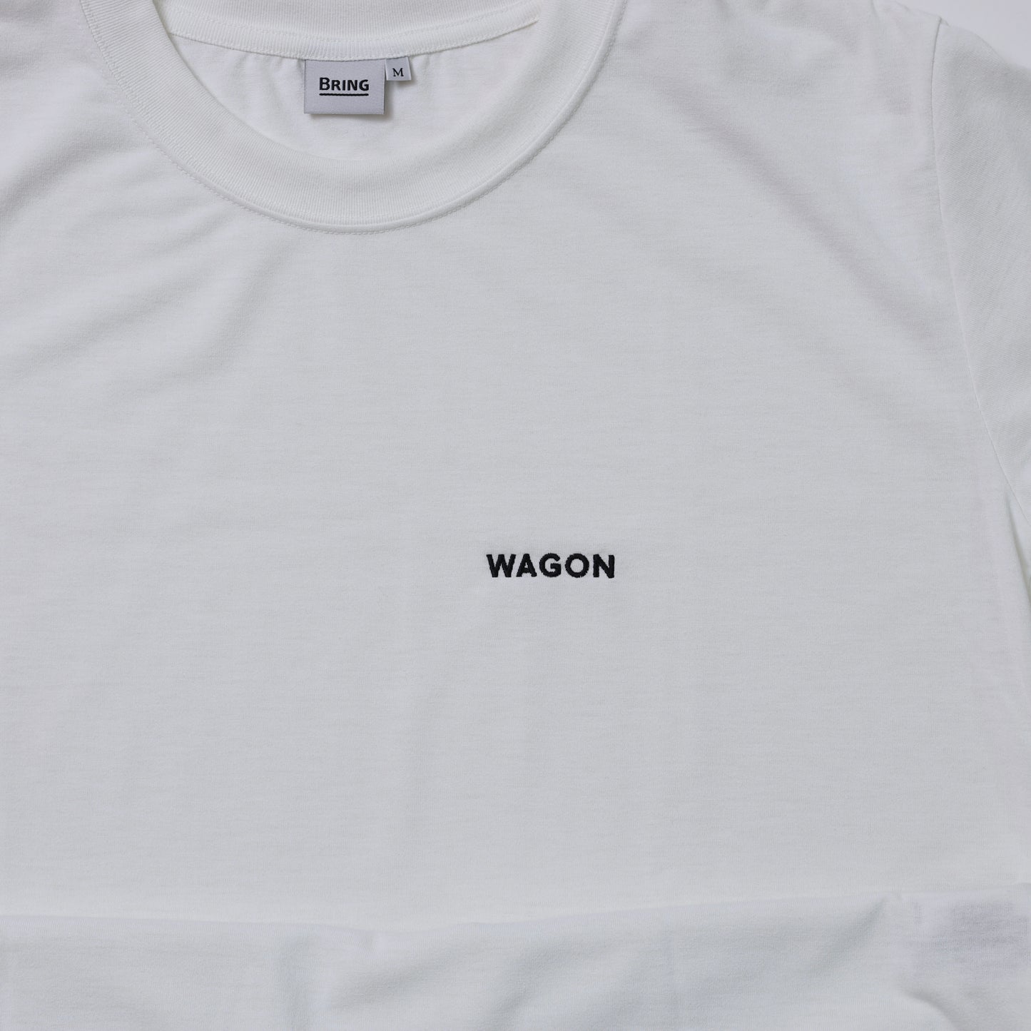 WAGON EMBROIDERY TEE - WHITE