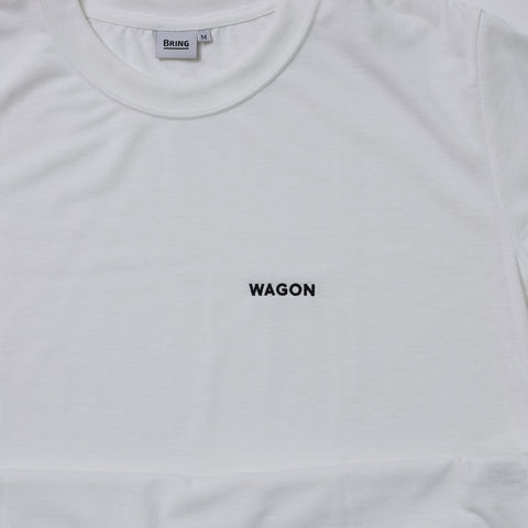 WAGON EMBROIDERY TEE - WHITE