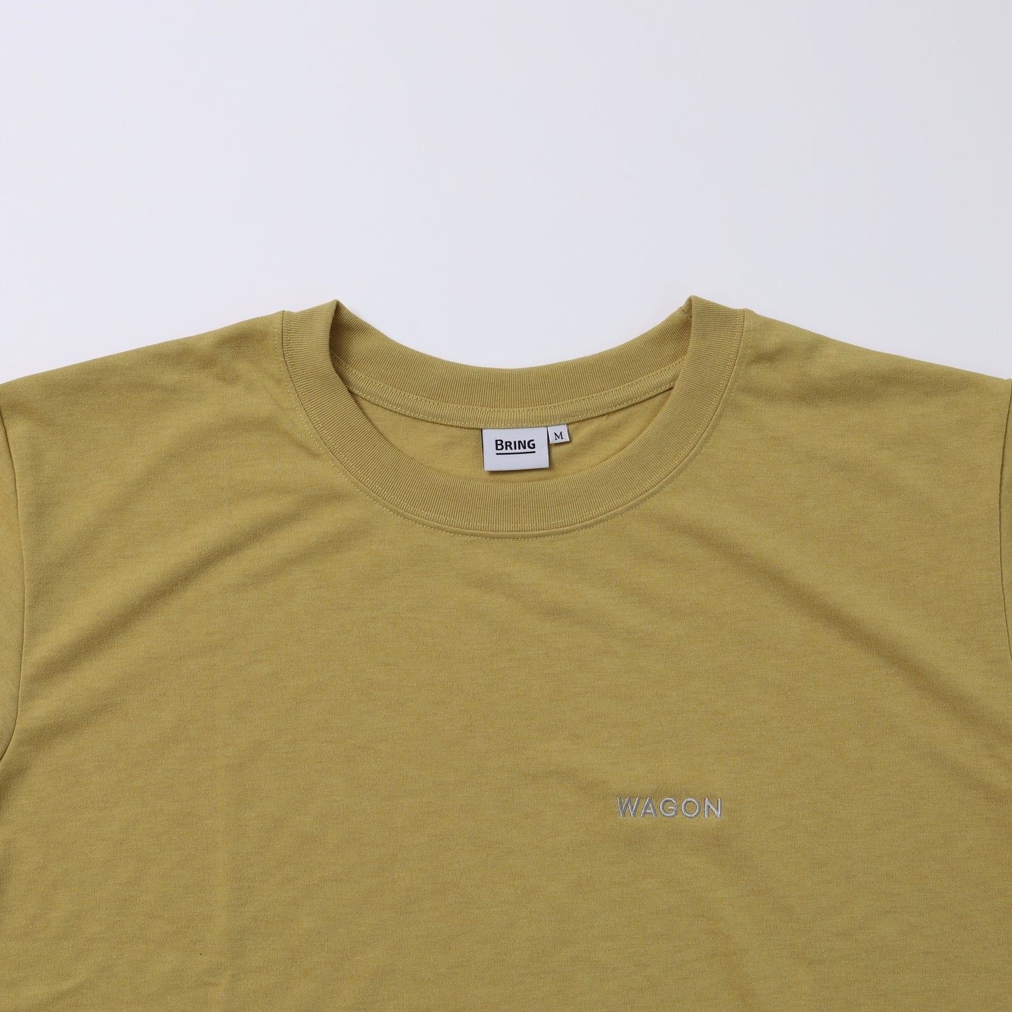 WAGON EMBROIDERY TEE - YELLOW
