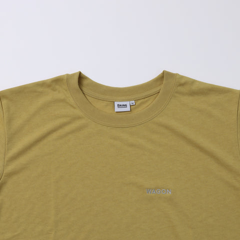WAGON EMBROIDERY TEE - YELLOW